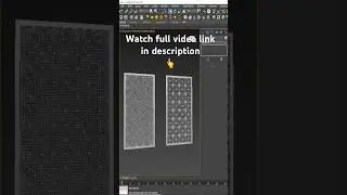 CNC Jali Modelling In 3ds max | MDF & CNC Jali Design IN 3ds Max #youtubeshorts#shorts