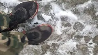 ASMR - FIRST winter video of the year, walking on crunchy ice/snow and more winter tingles!