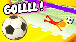 БЕЗУМНЫЙ УДАР! БЕЗУМНЫЙ ВЫСТРЕЛ. МОБИЛЬНАЯ ФУТБОЛЬНАЯ ИГРА - НУБ против ПРО против ХАКЕРА Геймплей