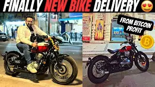 TAKING DELIVERY OF NEW BIKE FROM CRYPTO TRADING PROFIT🤑💸💰