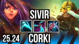SIVIR vs CORKI (MID) | KR Grandmaster | 25.24