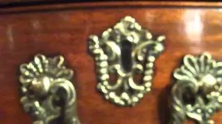Georgian mahogany Channel Islands linen press