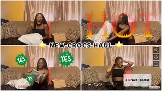 New Crocs Haul: 2 Clogs 1 Tote Revealed #crocsmalltote #studdedclog #Classicclog #newcrocs #crocs