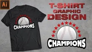Illustrator Tutorial: How to create Tshirt graphic design.