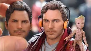 Hot Toys MMS 421 Star-Lord Vol.2 Vs Vol.1 Guardians of the Galaxy