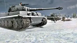GERMAN HEAVY TANK BATTALION break through