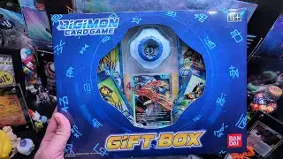 Digimon Card Game Gift Box 2021 Opening - featuring 4 EX-01 Classic Collection Packs