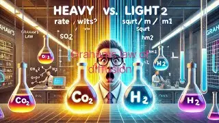 Graham&rsquo;s Law of Diffusion Explained | Why Do Lighter Gases Spread Faster?