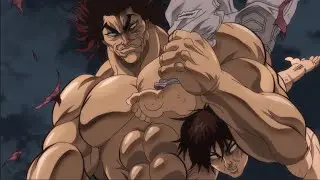 Yujiro Slams Baki as Nunchucks - Yujiro Use His Father Technique Dress