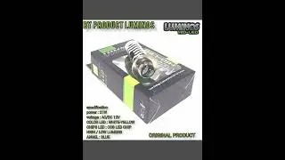 LAMPU LED DEPAN MOTOR H6 LS2 LS3 LUMINOS LASER DDP 184