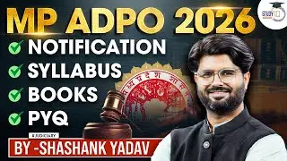 MP ADPO 2026 Notification OUT? Syllabus, Books, PYQ | Shashank Yadav