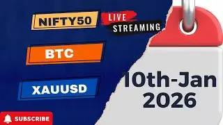 BTC & XAUUSD Live Market Analysis | 10 Jan 2026 | Crypto & Gold