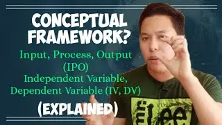 PAANO SUMULAT NG CONCEPTUAL FRAMEWORK?| IPO and IV, DV explained