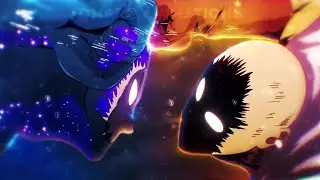 COSMIC GAROU VS SAITAMA FULL FIGHT _ ONE PUNCH MAN MANGA ANIMATION #onepunchman #fananimation 