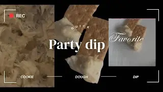 How to make Cookie Dough Dip #recipe #cookiedip #cookies #chocolate #party