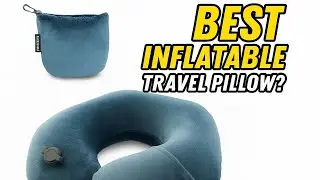 Keemall Inflatable Airplane Neck Pillow Review | Best Cheap Travel Pillow for Flights!