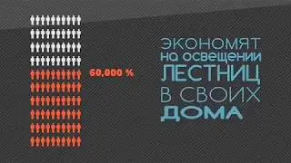 Автоматическая система подсветки лестницы GSTEP