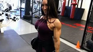 Denise Masino a.k.a. Miss Fit Bicep Training