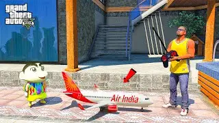 Franklin & Shinchan Buy Mini RC Air India Plane in GTA 5