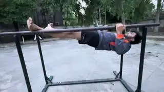 Best back workout on parallel bar | Hamza gymnast