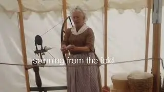 Daughters of Liberty 18th C American Women Part 11 Early American Spinning on the Great Wheel