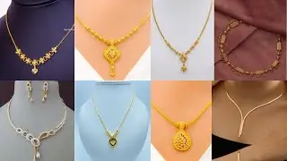 Beautiful Gold Necklace Design For Girls |Light weight Daily Wear Gold Chain Design |New Design 2024