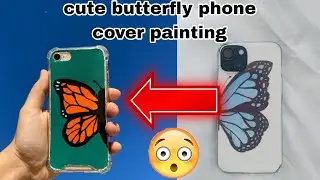 Diy phone cover 😱😍painting ideas// how to paint old phone cover/ amazing phone cover painting idea 💡