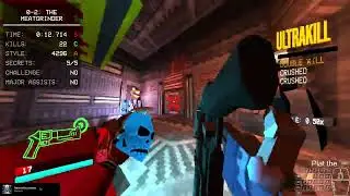 Ultrakill | 0-2: The Meatgrinder | Violent | P% Speedrun | Secret Exit | 29.876