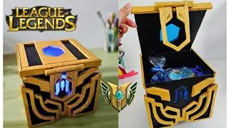 Cofre Hextech/ Manualidades de league of Legends para novios💝