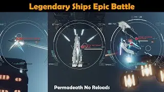 Permadeath Epic Battle - Legendary Ships Shroudbearer, Camulus & Blattodea 4K60P RTX4090