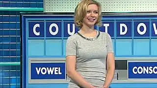 Rachel Riley - Countdown - Short Tight Grey Dress - Rear View - Easy On The Eyes
