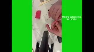 Making potato mine from plants vs zombies out of clay