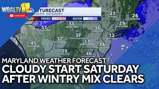 Cloudy start Saturday in Maryland | Will we see some sun?