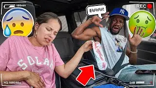 Taking My Period PAD Off In The Car While My Husband Is Driving *HE LOST IT*
