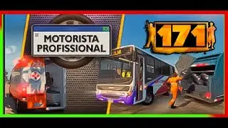 GAME 171 | JOGANDO A NOVA ATUALIZA&Ccedil;&Atilde;O | NOVAS PROFISS&Otilde;ES- Motorista de &Ocirc;nibus 💥SAMU & GARI💥