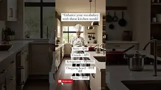 Kitchen Vocabulary | Daily English Words | @ #EnglishwithPakhi #viralvideo #trending 7 February 2025