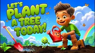 Dig a Hole, Plant a Tree! | Nature Song for Kids with Speech Delay | Smiley Rhymes | Sparkabilities