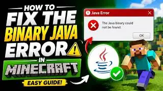 How to Fix the Binary Java Error in Minecraft Easy Guide