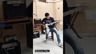 Believer - Imagine Dragons | Cover on Electric Guitar #imaginedragons #beliver #rock #song #trending