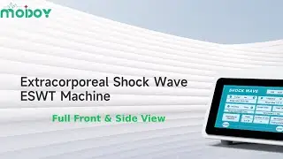 MODOY Shockwave Therapy Device: Full Front & Side View