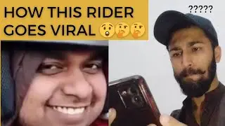 How Zomato rider goes viral🤔🤔😲  || reactions  ||  viral smile of rider