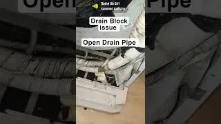 AC Drain Pipe block issue