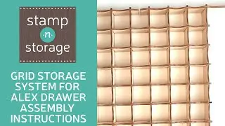 Grid Storage System for Alex Drawer Assembly Instructions