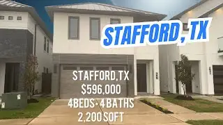 Stunning New Construction Home in Stafford, TX | 4 Bed 4 Bath | $496k