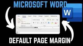 How To Switch To Default Page Margin In Microsoft Word Document