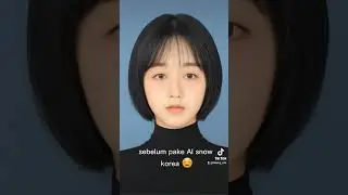 ala2 oni korea katanya...mirip ga guys?☺️ #filterkorea #korea #viralvideo