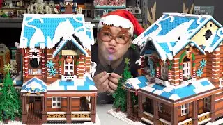Christmas House Modular | Mould King Brick Review 16011
