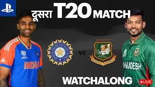 India vs Bangladesh 2nd T20 Match Live Watch along Cricket 24 PS5