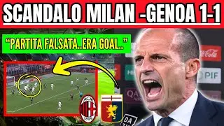 😱SCANDALO MILAN-GENOA: SFOGO SHOCK DI ALLEGRI: