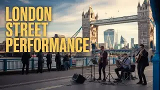 POV: Street Performance Near Tower Bridge | London Vibes 🇬🇧✨